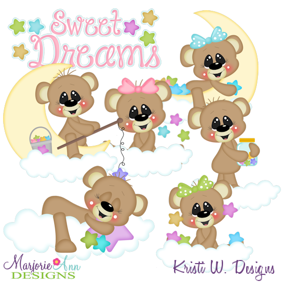Sweet Dreams Exclusive SVG Cutting Files + Clipart - Click Image to Close